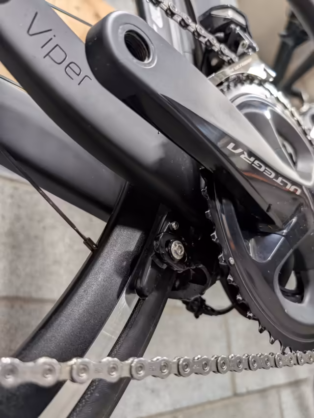 Ceepo Viper — Rim brake mounted under chainstay